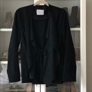 BLACK SUEDE VELVET BY GRAHAM & SPENCER JACKET